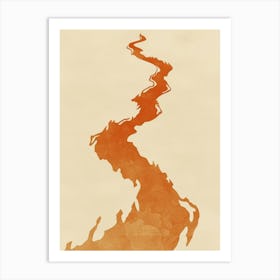 River Of Fire Art Print