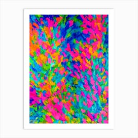 Acropora Tenuis 2 Vibrant Painting Art Print