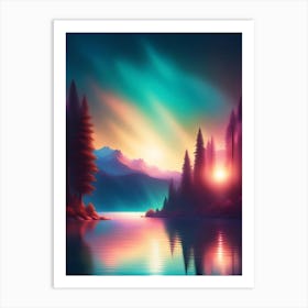 Landscape Wallpaper Art Print