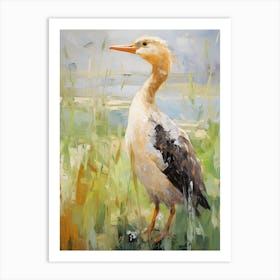 Bird Painting Cormorant 4 Art Print