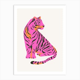 Pink Tiger 3 Art Print