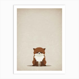 Fox Illustration 2 Art Print