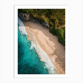 Aerial View Of A Beach 60 Art Print