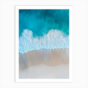 Aerial View Of A Beach 60 Art Print