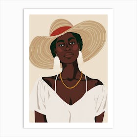 African American Woman 6 Art Print