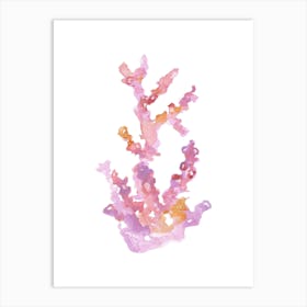 Coral Reef Watercolor Painting Art Print