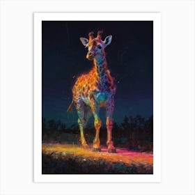 Giraffe Canvas Print 20 Art Print