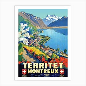 Montreux, Switzerland Art Print