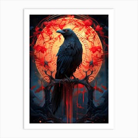 Raven Art Print