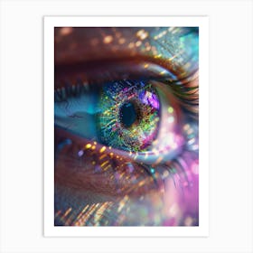 Psychedelic Eye 2 Art Print