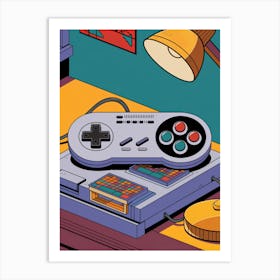 Video Game Controller Poster