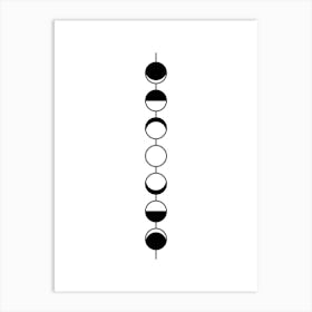 Moon Phase Art Print