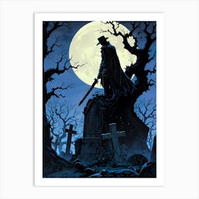 Bloodborne Game Gaming Art Print