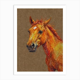 Horse Painting Art Print