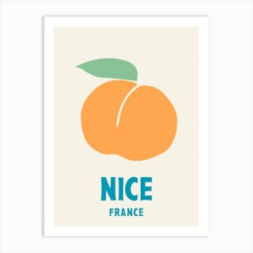 Nice, France, Graphic Style Poster 4 Art Print
