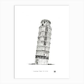 Leaning Tower Of Pisa Art Print