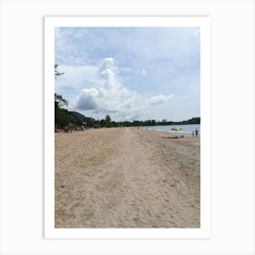 Beach - Beach Stock Videos & Royalty-Free Footage Art Print