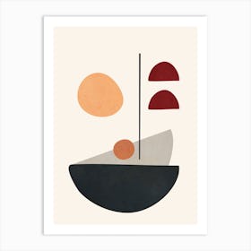 Abstract Minimal Art 01 Art Print