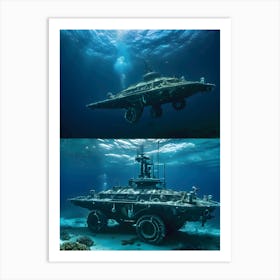 USO: A Very Very Strange Sea-Reimagined 53 Art Print