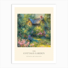 Cottage Garden Poster Enchanted Pond 8 Art Print