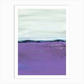 Purple Surge Art Print