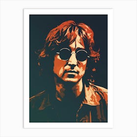 John Lennon Canvas Art Art Print