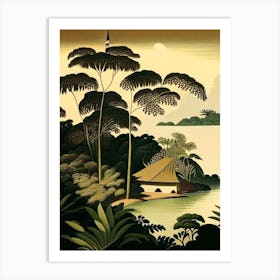 Malapascua Island Philippines Rousseau Inspired Tropical Destination Art Print