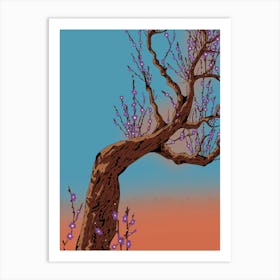 Cherry Blossom Tree Art Print