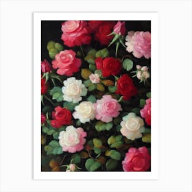 Rose Still Life Oil Painting Flower Art Print