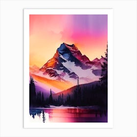 The Canadian Rockies 2 Art Print