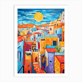 Sousse Tunisia 3 Fauvist Painting Art Print