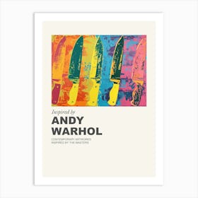 Museum Poster Inspired By Andy Warhol 16 Art Print