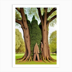 Tree In A Park Art Print