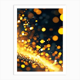 Bokeh Lights Art Print