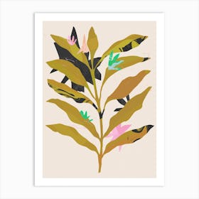 Olive Plant With Pollen Art Print