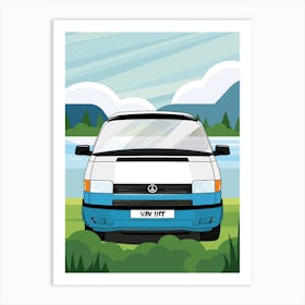 Vw Camper Van Art Print