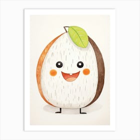 Friendly Kids Coconut 2 Art Print