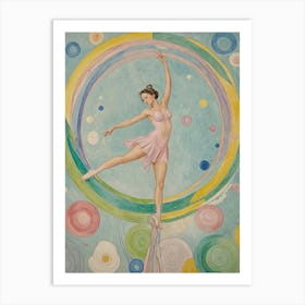 Dancer In Circles Art Print