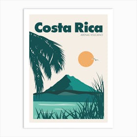 Costa Rica V2 Art Print