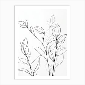 Ivy Flower Art Print