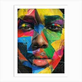 Woman'S Face 73 Art Print