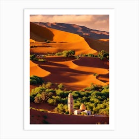 Morocco Sahara Desert Imagine Ai Art Print