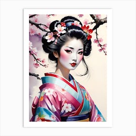 Geisha 186 Art Print