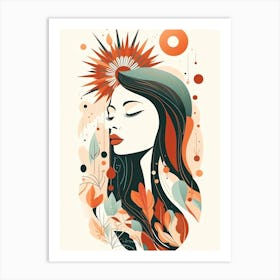 Woman'S Head Art Print