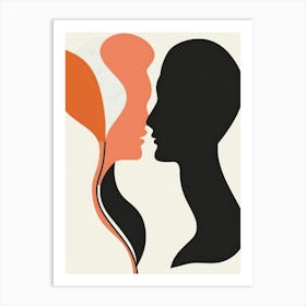 Portrait Of A Couple 1 Art Print