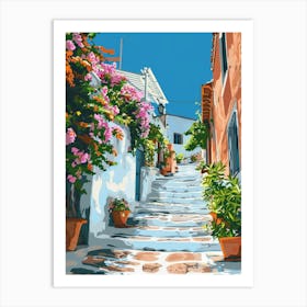 Greece Street 1 Art Print