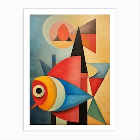 Fish Abstract Pop Art 7 Art Print