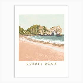 Durdle Door Jurassic Coast Dorset Art Print Art Print
