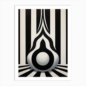 Optical Illusion Abstract Geometric 2 Art Print