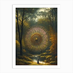 'The Spinning Wheel' Art Print